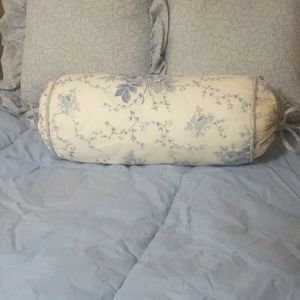Laura Ashley Neck Roll Pillow from the Laura Ashley Sophia collection.